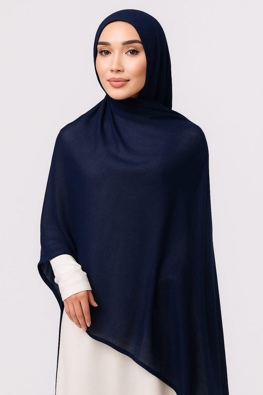 Model Hijab- Classic Navy