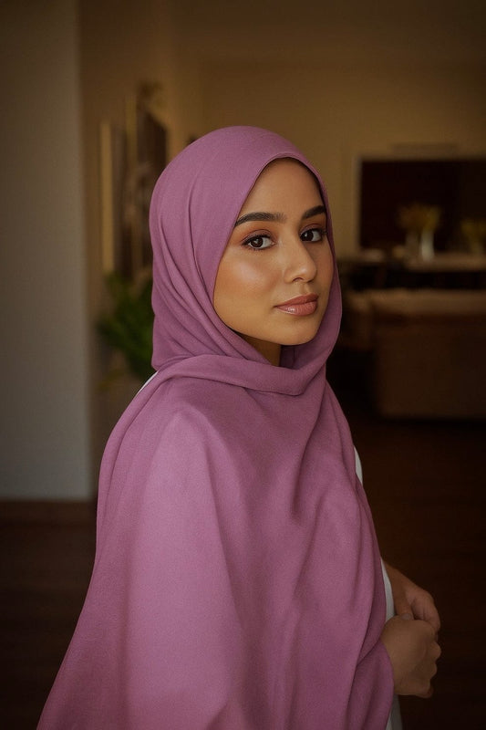 Model Hijab - Dark Mauve