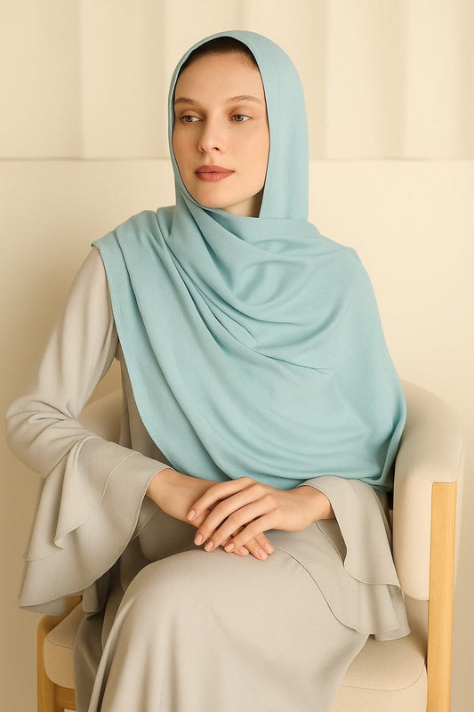 Modal Hijab - Mint Blue