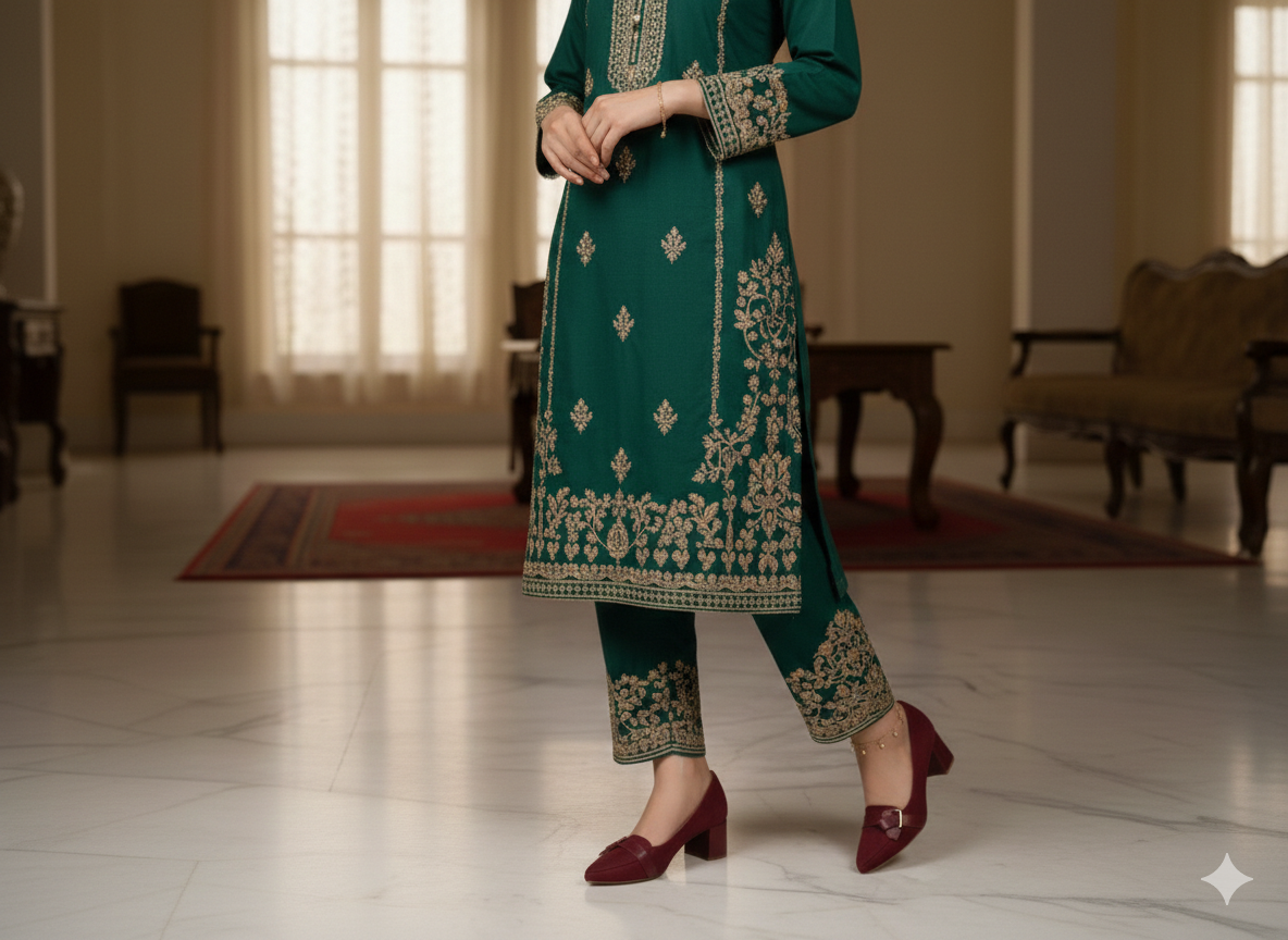 Maroon Malika Classic Pumpi