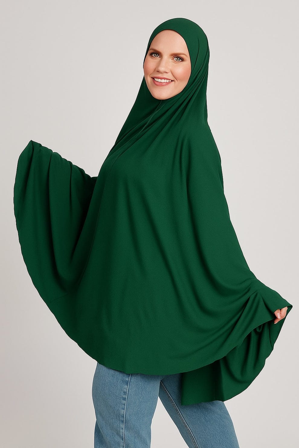 Makhna Hijab- Dark Green