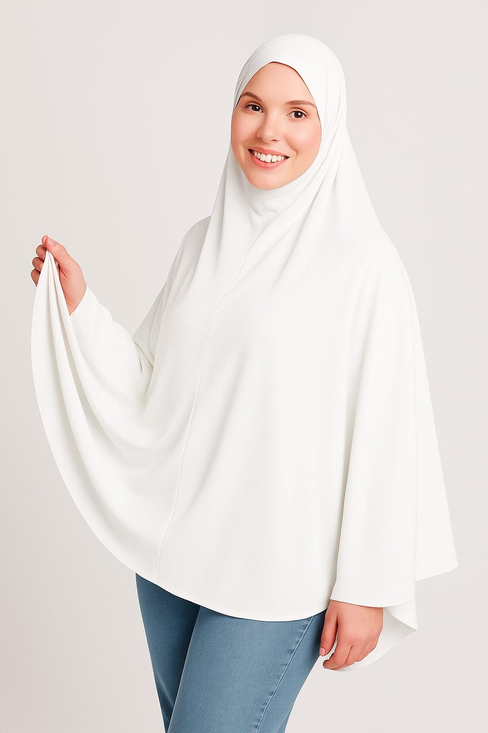 Makhna Hijab- White