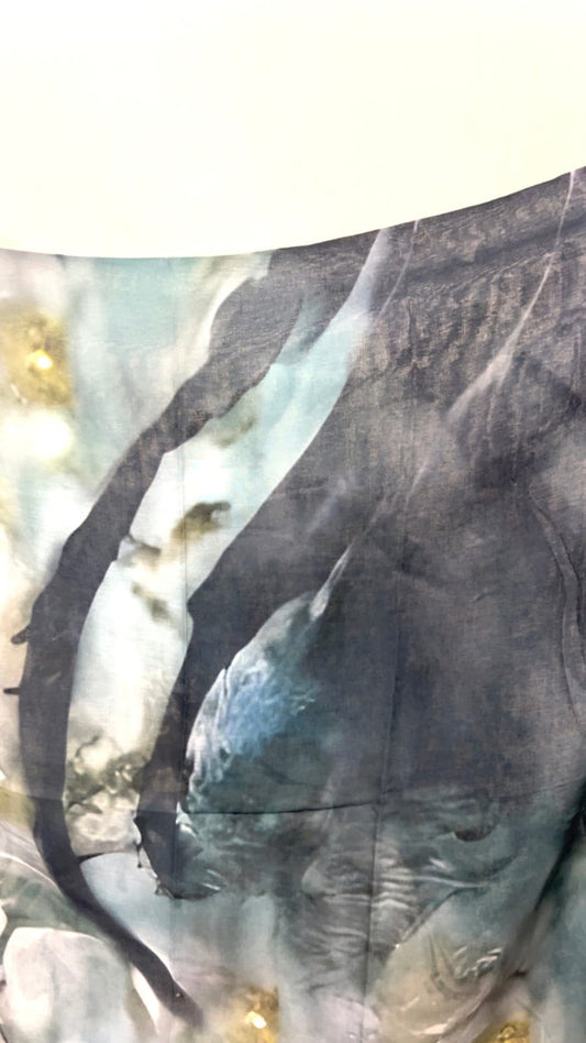 Printed Modal Hijab – Smoky