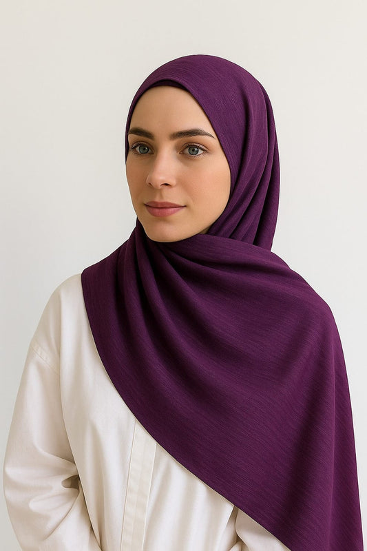 Turkish Lawn Hijab – Purple