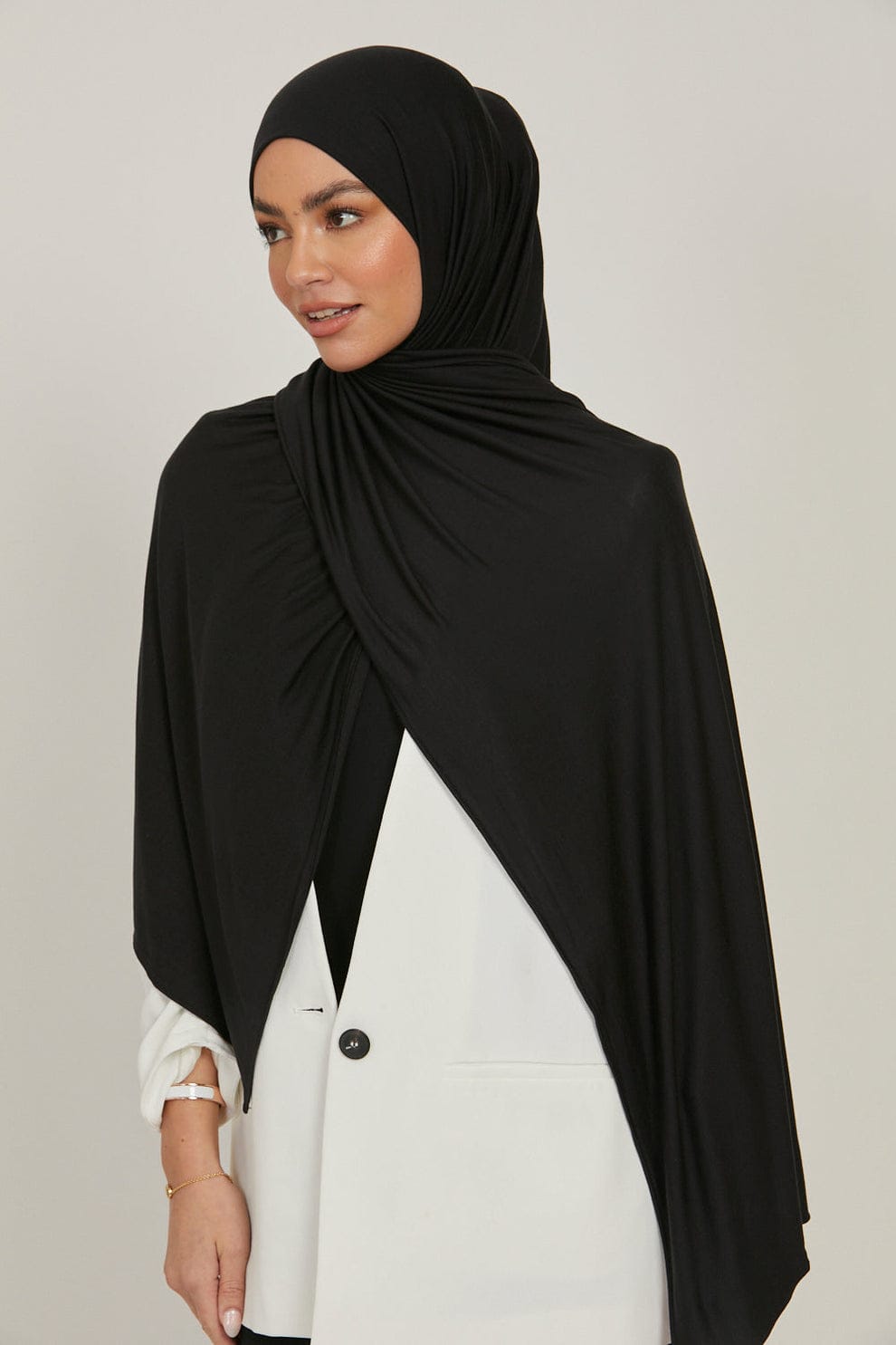 Black Jersey Hijab