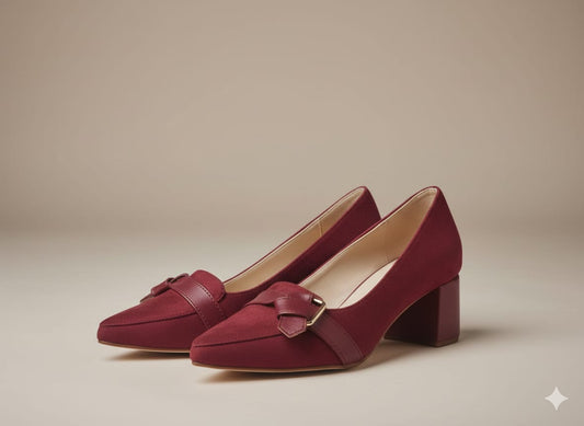 Maroon Malika Classic Pumpi